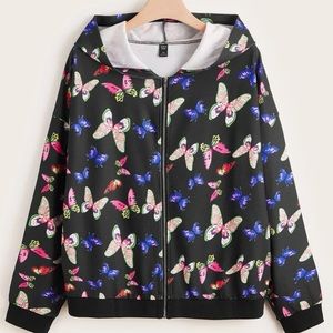Butterfly NWOT light jacket plus sz 1XL